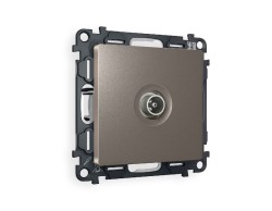 Комплект механизма TV розетки проходной 5-1000 MHz 4dB Ambrella Volt Alfa MA643030