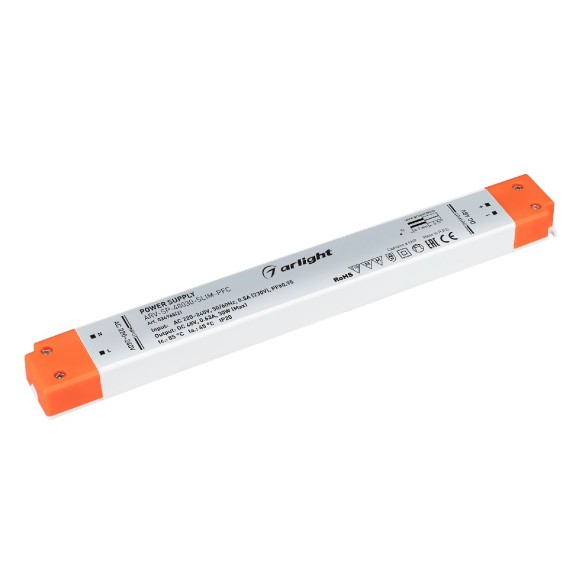 Блок питания Arlight ARV-SP-48030-SLIM-PFC (48V, 0.63A, 30W) 036965(2)