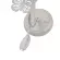 Бра Arte Milano 346179/1W WT+SL, декоративные элементы крупным планом