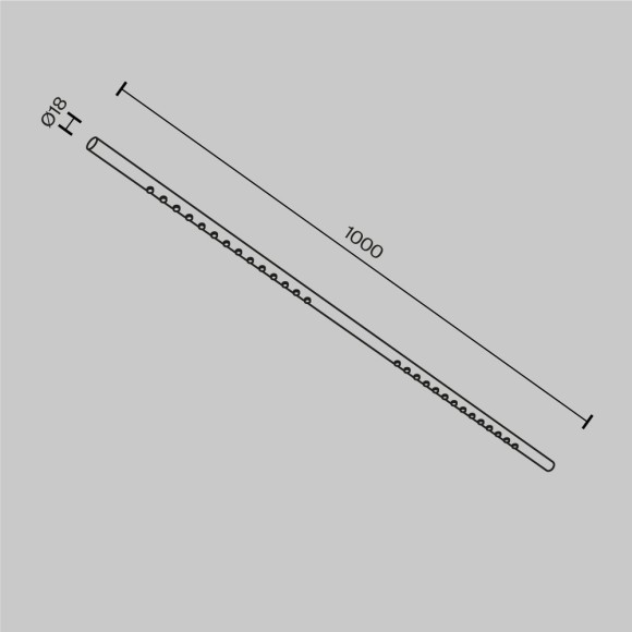 Трековый светильник Maytoni Points C101CL-L1000-24W3-6K-B