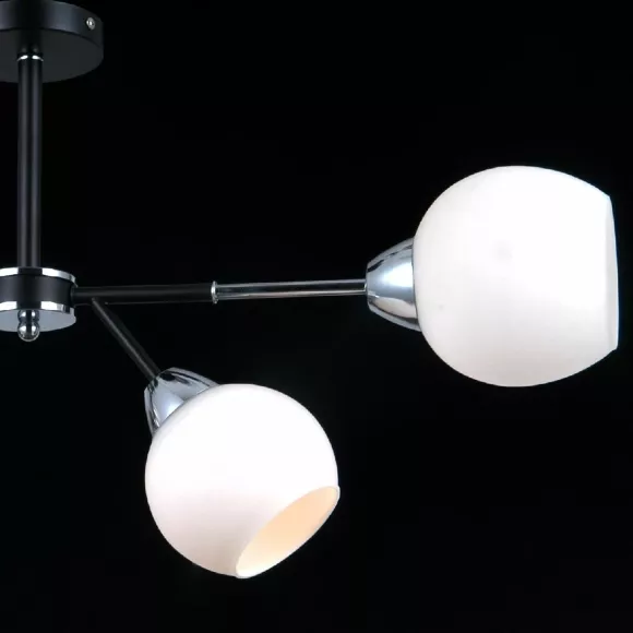 Люстра на штанге Illumico IL0715-4CSQ-24 BK CR LIBRA, вид снизу Люстра на штанге Illumico IL0715-4CSQ-24 BK CR LIBRA, вид снизу