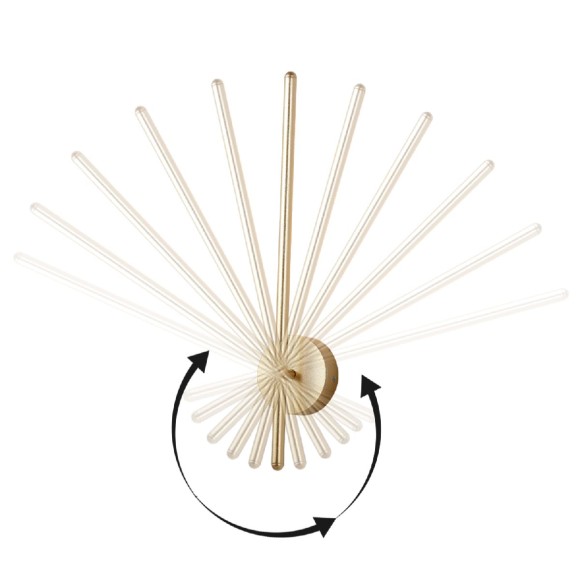 Настенный светильник Crystal Lux VERDE AP L500 GOLD NEW