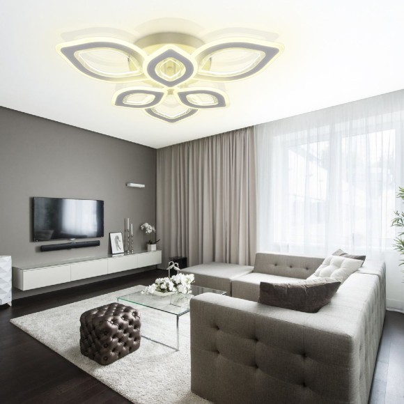 Потолочная светодиодная люстра с пультом управления Natali Kovaltseva Angel LED LAMPS 81198