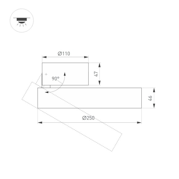 Потолочный светильник Arlight SP-Rondo 028171