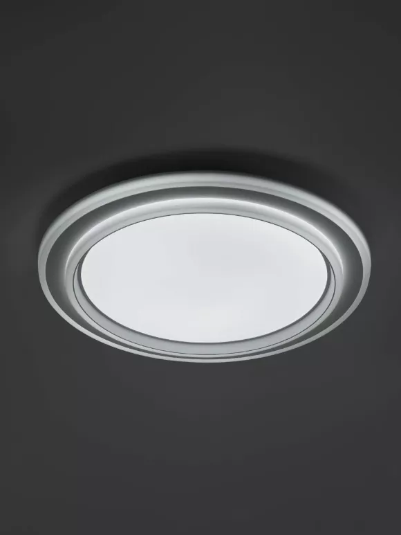 Потолочный светильник Эра SPB-6 Olimp 86W-3K-6,5K-RC WH+GR с ДУ Б0070183, От теплого до холодного, 80, Современный Потолочный светильник Эра SPB-6 Olimp 86W-3K-6,5K-RC WH+GR с ДУ Б0070183, От теплого до холодного, 80, Современный