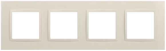 Рамка для розеток и выключателей на 4 поста Эра 14-5014-02 Б0060587