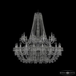 Подвесная люстра Bohemia Ivele Crystal 1410/20+10/400/2d Ni V0300