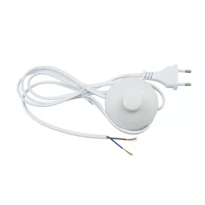 Шнур сетевой с вилкой и выключателем (UL-00004434) Uniel UCX-C20/02A-170 White