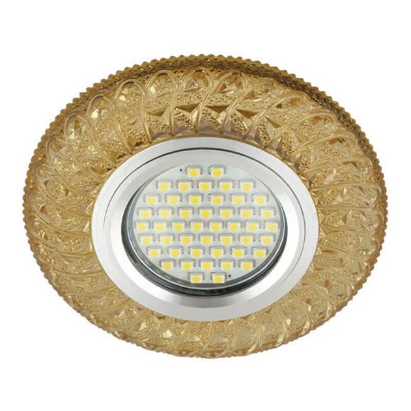 Встраиваемый светильник Fametto Luciole DLS-L144 Gu5.3 Glassy/Gold Встраиваемый светильник Fametto Luciole DLS-L144 Gu5.3 Glassy/Gold