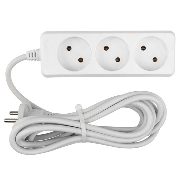 Удлинитель бытовой General GES-10-2x075-3-7m 470034