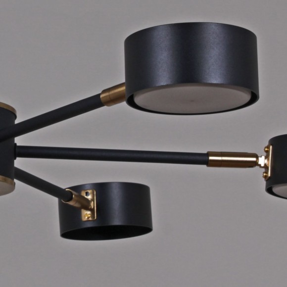 Люстра на штанге Reluce 06660-0.3-08 BK+COP GX53