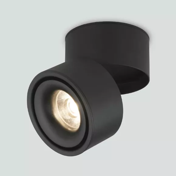 Светодиодный спот Elektrostandard DLR031 15W 4200K 3100 черный матовый 4690389123559 a040962 Светодиодный спот Elektrostandard DLR031 15W 4200K 3100 черный матовый 4690389123559 a040962