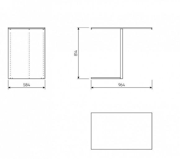 Полка для перегородки Макс SHST_2-06-15-290-1
