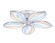 Потолочная светодиодная люстра с пультом управления Ambrella Light Original FA466