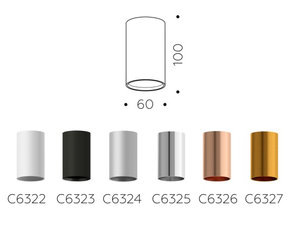 Корпус светильника накладной Ambrella Light DIY Spot C6322