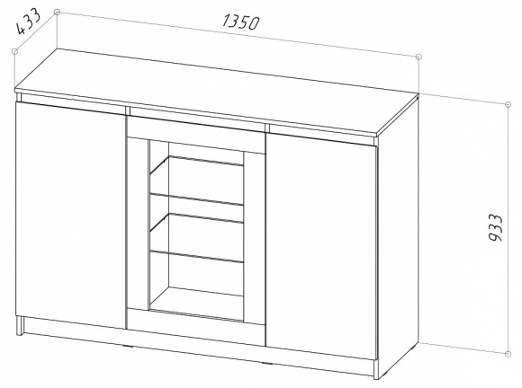 Тумба-витрина Stern Т-14 NKM_72678287