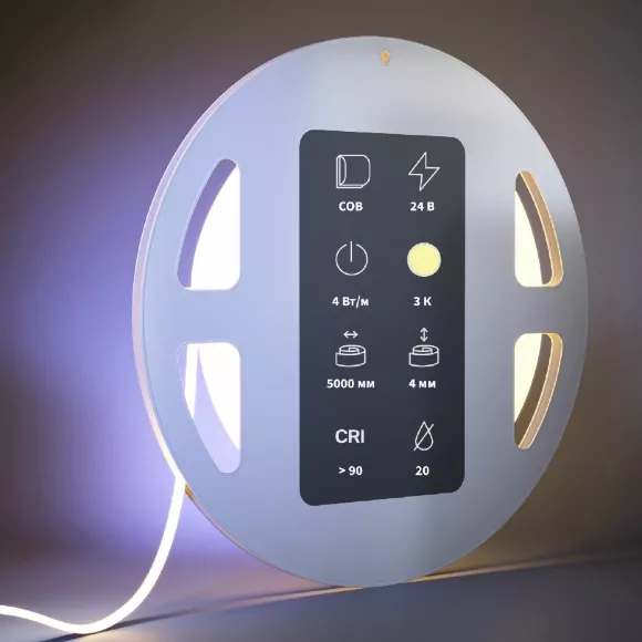 Светодиодная лента Maytoni Led Strip 24В 4Вт/м 3000К 5м IP20 201065 Светодиодная лента Maytoni Led Strip 24В 4Вт/м 3000К 5м IP20 201065