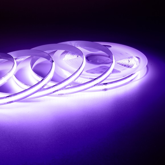 Светодиодная лента Apeyron 5м, 24В, 14Вт/м, COB, 512д/м, IP20 Фиолетовый 216ОО