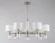 Люстра на штанге Ambrella Light High Light Classic LH71303, Золото, Белый, Металл