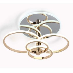 Потолочная светодиодная люстра с пультом управления Escada Contour 10213/4LED BL Chrome