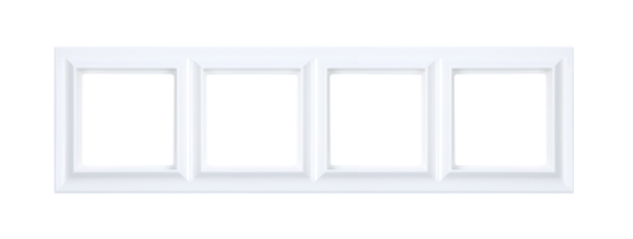 Рамка четырехместная Jung EPS484WW