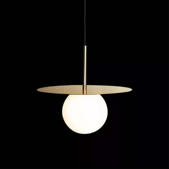 Подвесной светильник Loft IT Ufo 10120/250P Gold, Золото, Белый, Металл, крупный план Подвесной светильник Loft IT Ufo 10120/250P Gold, Золото, Белый, Металл, крупный план