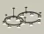 Комплект подвесного светильника Ambrella Light Techno Ring XR92221001 (A9222, A9227, C9238, C9232, N8445)