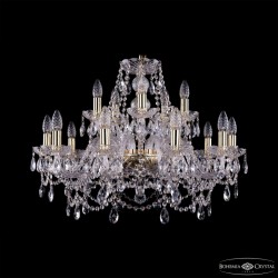 Подвесная люстра Bohemia Ivele Crystal 1411/10+5/240 G