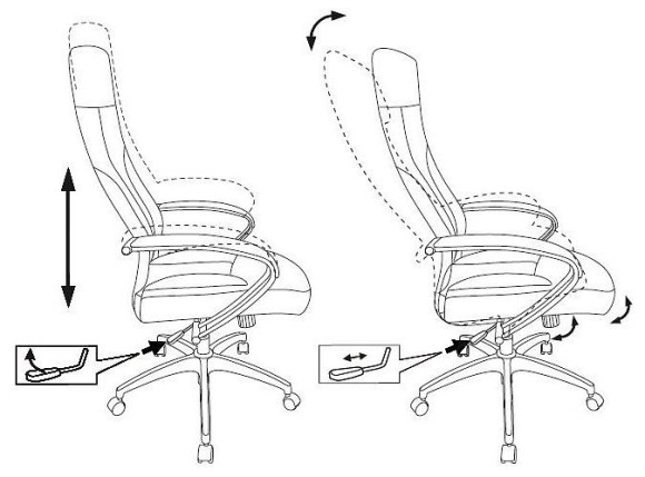 Кресло компьютерное CH-608Fabric BUR_1614481