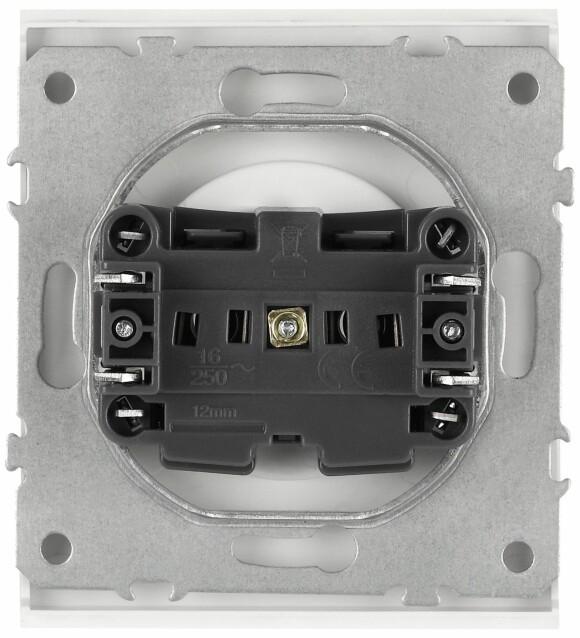 Розетка ЭРА Arktik 16-2106-01 без заземления 2P 16А-250В белый Б0071673