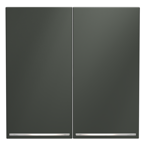 Клавиши для выключателя/переключателя двухклавишного с подсветкой Voltum S70 (титан) VLS000406