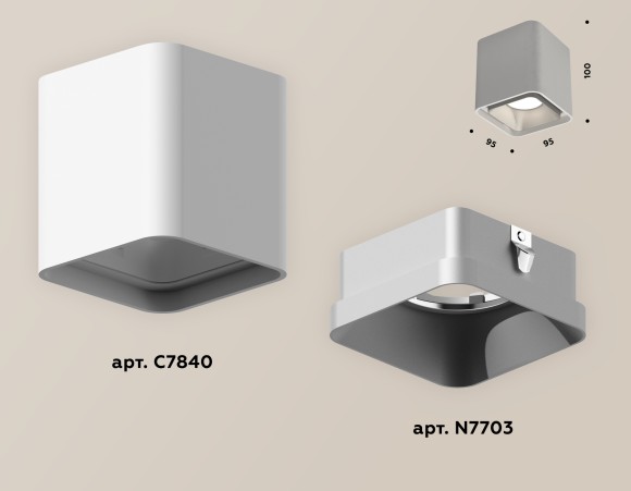 Потолочный светильник Ambrella Light Techno Spot XS7840003 (C7840, N7703)