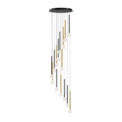 Каскадная люстра Maytoni Bubble dream MOD383PL-L40BBS3K