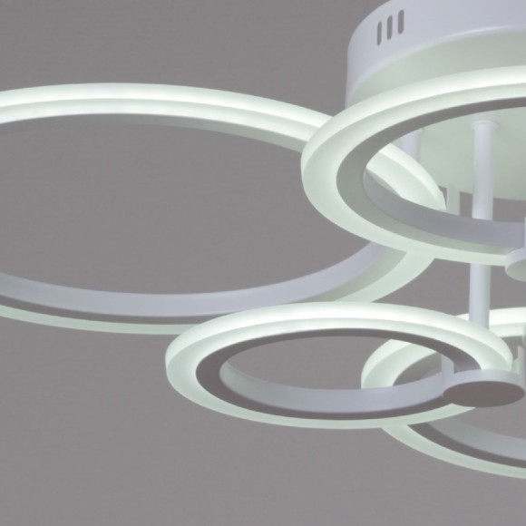 Потолочная светодиодная люстра с пультом управления Reluce 09503-0.3-06 WH