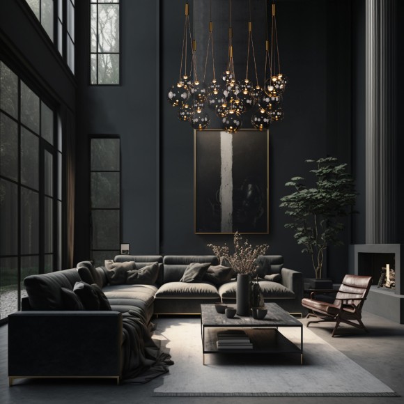 Подвесная светодиодная люстра Loft IT Pop it 10270/D24