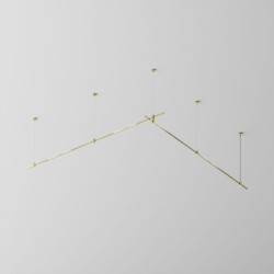 Основание двухуровневое на тросовых подвесах Hang для трековых светильников Maytoni Technical Flarity TFC-Flar-H06-BS