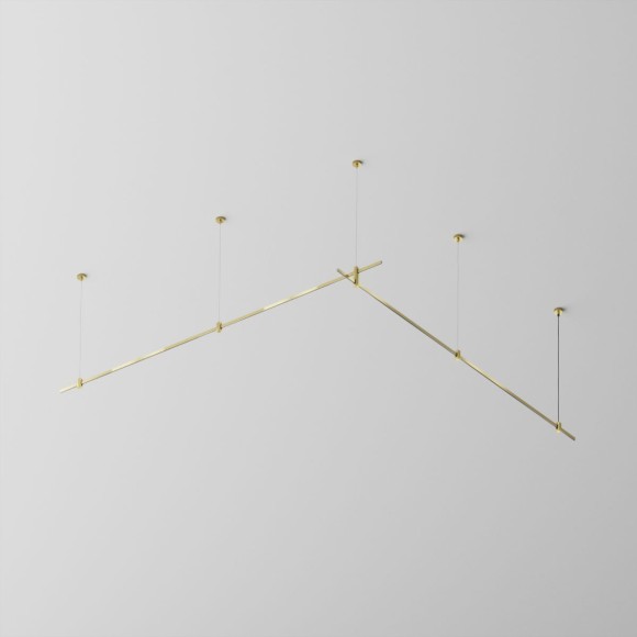 Основание двухуровневое на тросовых подвесах Hang для трековых светильников Maytoni Technical Flarity TFC-Flar-H06-BS