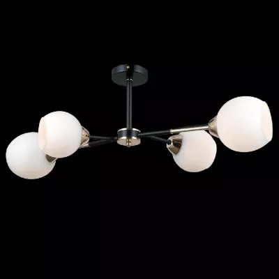 Люстра на штанге Illumico IL0715-4CSQ-24 BK GD LIBRA