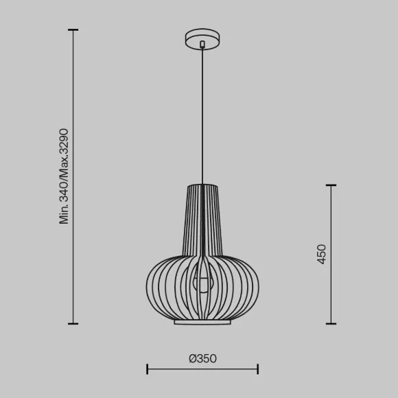 Подвесной светильник Maytoni Roots MOD193PL-01W Подвесной светильник Maytoni Roots MOD193PL-01W