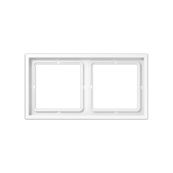 Рамка двухместная Jung LSZ982BFWWM