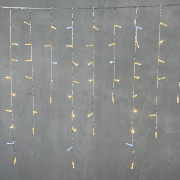 Гирлянда Бахрома с колпачком Laitcom (LTC) PIL180BLWCAP-10-2WW