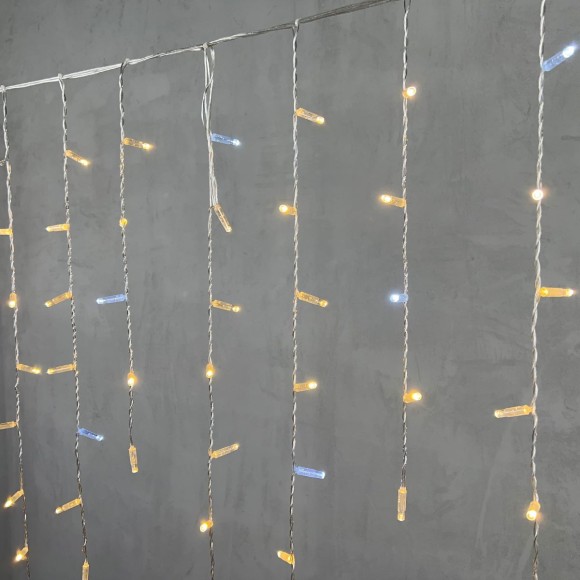 Гирлянда Бахрома с колпачком Laitcom (LTC) PIL180BLWCAP-10-2WW