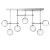 Потолочный светильник Delight Collection Globe Mobile KG0835P-7A chrome