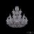 Подвесная люстра Bohemia Ivele Crystal 1409/16+8+4/300/3d Ni