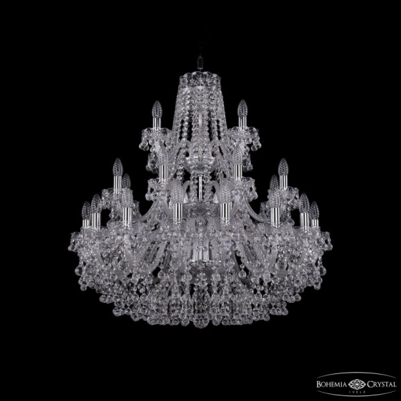Подвесная люстра Bohemia Ivele Crystal 1409/16+8+4/300/3d Ni