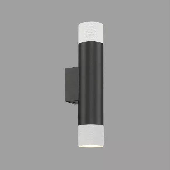 Настенный светильник iLedex Delta 2365-2 BK+WH, Черный, Белый, Алюминий Настенный светильник iLedex Delta 2365-2 BK+WH, Черный, Белый, Алюминий