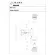Настенный светильник iLedex Delta 2365-2 BK+WH, крепление