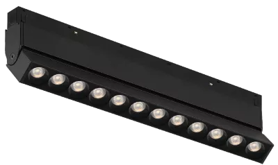 Трековый магнитный светильник iLedex Vision 4822-003-L236-12W-38DG-3000K-BK