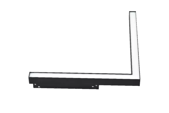 Трековый магнитный светильник iLedex Vision SMART 4822-013-L320-16W-110DG-BK, Черный, Белый, От теплого до холодного, вид сбоку