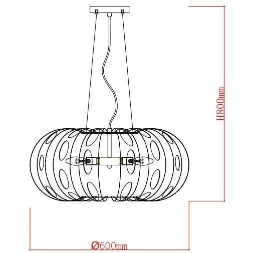 Подвесной светильник Rivoli Meike 4080-205 Б0047924